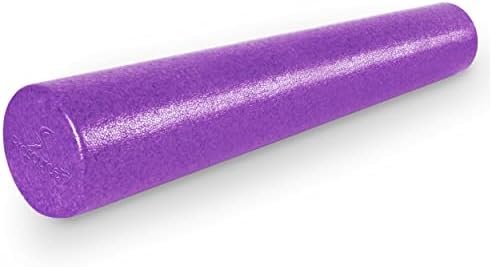 ProsourceFit High Density Foam Rollers 36 - inches long,Firm Full Body Athletic Massage Tool for Back Stretching, Yoga, Pilates, Post Workout Muscle Recuperation, Purple by PROSOURCE