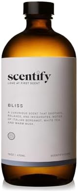 Scentify Bliss Aroma Oil Refill Scent for Oil Diffusers - Eucalyptus, Bergamot, Tea & Powdery Scents - Luxurious Relaxing Aromatherapy Diffuser Fragrance 470ml, 16 oz - Image 2