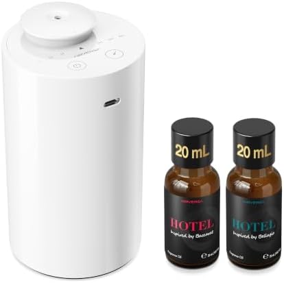 Airversa AN6 Waterless Essential Oil Diffuser Starter Kit, White by Airversa