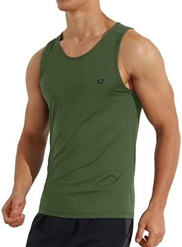 EZRUN Men's Quick Dry Workout Tank Top UPF 50+ Sweat-Wicking Gym Shirt - Image 2