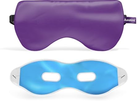 ASUTRA Silk Eye Pillow for Sleep, Purple - Filled w/Lavender (One Size) by ASUTRAASUWD