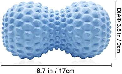 KITWILD Peanut Massage Ball, Double Lacrosse Massage Roller Ball for Deep Tissue Muscle Massage, Physical Therapy, Myofascial Release, Muscle Knots, and Yoga Therapy - Image 2