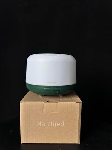Marchred 300ML Aromatherapy Diffuser for Home, Quiet Diffuser for Essential Oils with Remote Control, 7 LED Color Changing Light, Scent Cool Mist Air Humidifier - Image 6