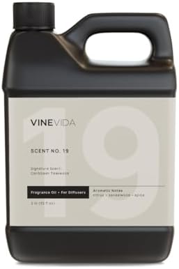 VINEVIDA [32 Fl Oz] Caribbean Teakwood Fragrance Oil for Cold Air Diffusers, Essential Oils for Diffuser Oil Refill & Air Freshener Room Spray by VINEVIDA