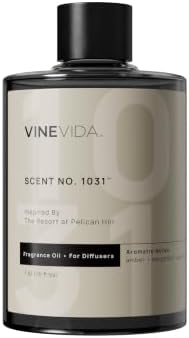 VINEVIDA Scent NO. 1031 Fragrance Oil for Cold Air Diffusers - 16oz (1lb) - Inspired by: The Resort at Pelican Hill Hotel Fragrance Diffuser Oil - Hotel Scents for Home - Diffuser Oil by VINEVIDA