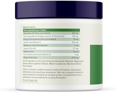 YuMOVE Senior Dog Joint Supplement Glucosamine & Green Lipped Mussel 240ct - Image 2