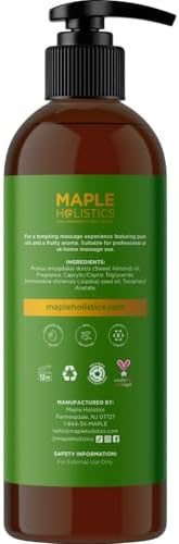Luxurious Tropical Massage Oil for Couples - Easy Glide Non Greasy Sensual Massage Oil for Date Night with Silky Smooth Sweet Almond Oil Coconut and Jojoba - Vegan Non GMO & Gluten Free (8 Fl Oz) - Image 5