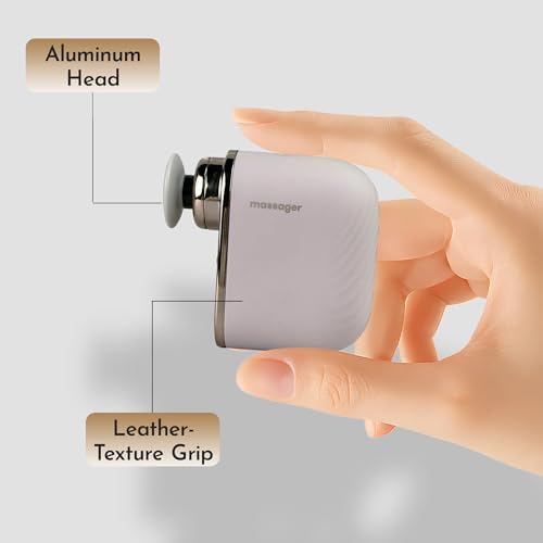 Mini Massage Gun Pro – Portable Deep Tissue Percussion Massager with Smart Pressure Sensor, Quiet Motor, Muscle Relaxation for Neck, Back & Legs, USB-C Rechargeable, Light Purple Color - Image 5