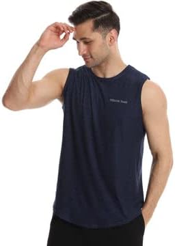 Men’s BIG and TALL 2 Pack Active Gym Sleeveless Shirts Muscle Tank Top - Image 4