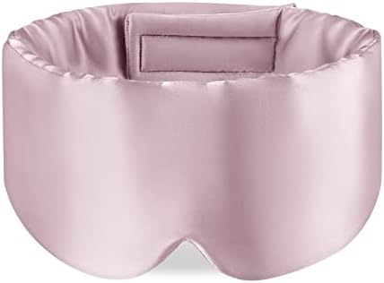 Zenssia 100% Mulberry Silk Sleep Mask Eye Mask for Men and Women, Light Plum by Zenssia