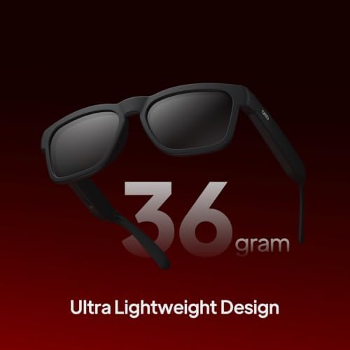 OhO Open Ear Smart Glasses, UV400 Z87.1 Lightweight Bluetooth Sunglasses - Image 6