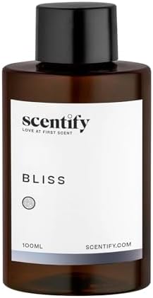 Scentify Bliss Aroma Oil Refill Scent for Oil Diffusers - Eucalyptus, Bergamot, Tea & Powdery Scents - Luxurious Relaxing Aromatherapy Diffuser Fragrance 100ml, 3.38 oz - Image 2
