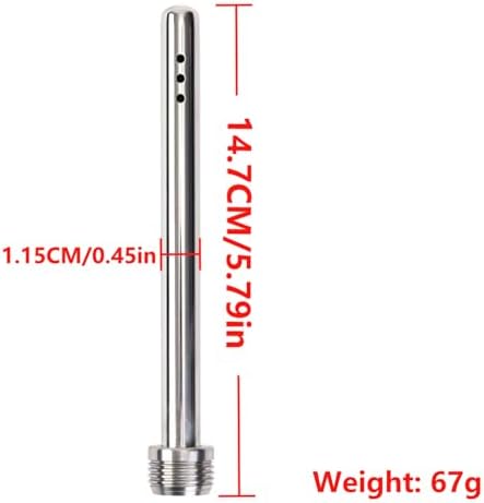 Metal Douche Enema Shower Cleaning Set Anal Plug Dildo Anal Enema Cleaning with 2 Conversion Head for Most Bottle - Image 6