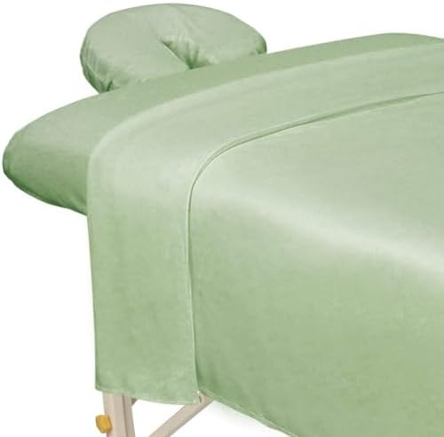 ForPro Premium Microfiber 3-Piece Massage Sheet Set, Sage by ForProProfessionalCollection