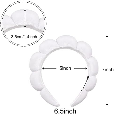 Ayesha Spa Headband for Washing Face Makeup Skincare Soft Sponge Hair band - Image 6