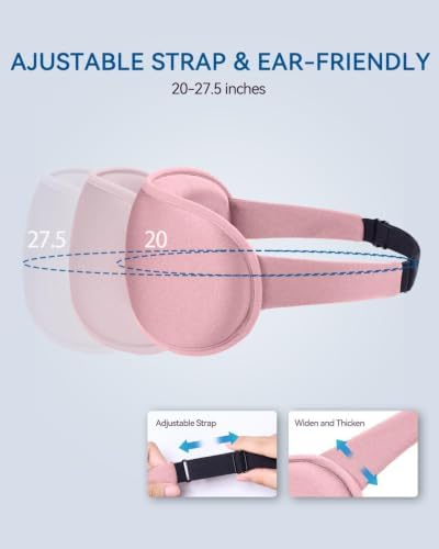 Facemoon Weighted Blackout Eye Mask 2 Pack, 3D Sleep Masks for Women & Men - Image 6