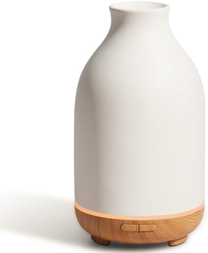 InnoGear 150ml Ceramic Essential Oil Diffuser, Diffusers for Home, Yellow by InnoGear