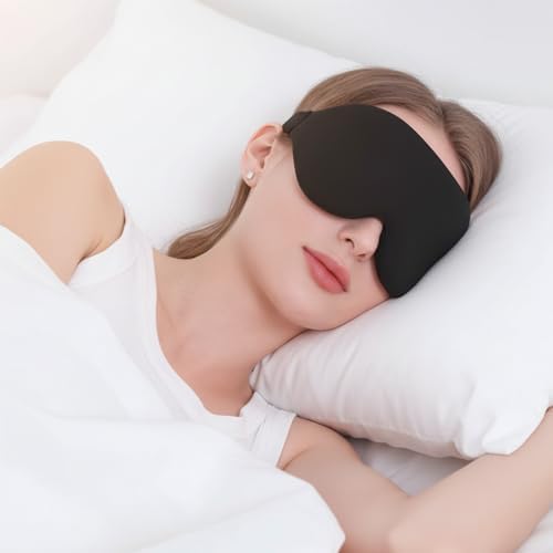 Sleep Mask for Side Sleeper, 3D Complete Light Blocking Sleeping Eye Mask - Image 6