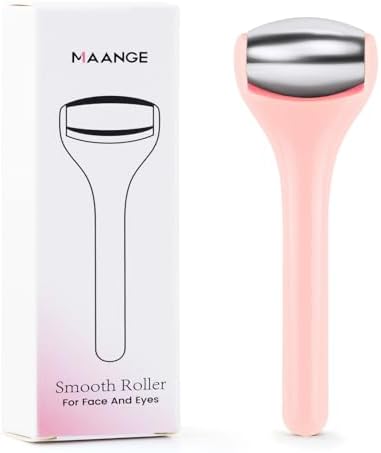 MAANGE Mini Eye & Face Rollers for Eye Massager, Stainless Steel Eye Ice Roller for Relief Puffiness Migraine Skincare Facial Roller (Pink) - Image 7