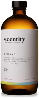 Scentify 5th Ave Aroma Oil Refill Scent for Oil Diffusers - Bergamot, Floral, Gardenia Scents - Luxurious Relaxing Aromatherapy Diffuser Fragrance 470ml, 16 oz - Image 2