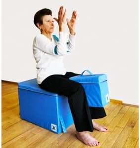 Pain Free At Sea Large Foam Block - Posture Therapy Equipment with Practical Straps & Water-Resistant Cover, Extra Strong Density, Alternative Chair, for Neck, Back, Hip, Knee & Ankle Pain, 18 Inches - Image 6