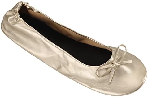 Ballet Flats Shoes -Women's Foldable Portable Travel Roll Up Shoes with Pouch - Image 6