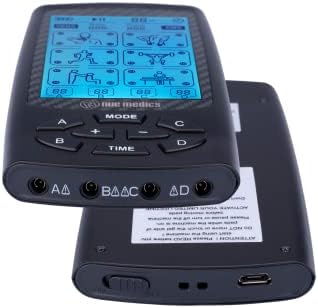 NueMedics Tens Unit with 4 Channel, EMS Muscle Stimulator for Pain Relief Therapy, 24 Massage Modes, Rechargeable, 12 Pads - Image 6