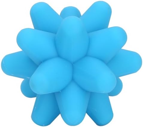 Dioche Spiky Massage Balls, 2 Colors Acupoint Physical Massage Balls, Lacrosse Ball Roller Set Perfect for Foot Massage, Deep Tissue Massage, Trigger Point (Blue) by Dioche