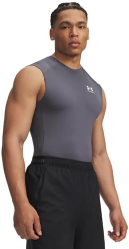 Under Armour Men's HeatGear Compression Sleeveless T-Shirt by UnderArmour