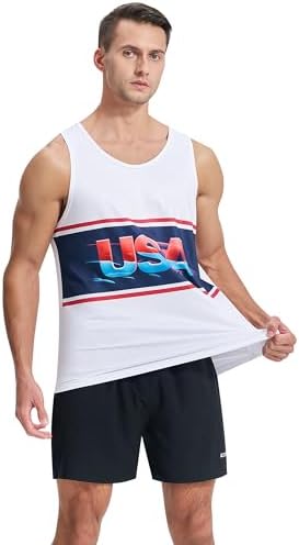 EZRUN Men's Quick Dry Workout Tank Top UPF 50+ Sweat-Wicking Gym Shirt - Image 5