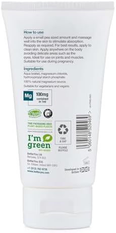 BetterYou Magnesium Gel - Relaxing Muscle Rub - Topical Magnesium for Effective Absorption - Tense Joint Support And Sore Muscle Relief - 5.07 oz - Image 6