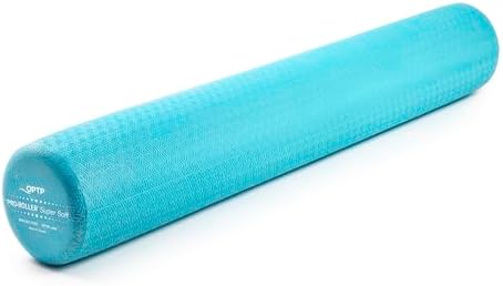 OPTP PRO-Roller Super Soft Density Foam Roller – Round, Light Blue, 36"x 6" by OPTP