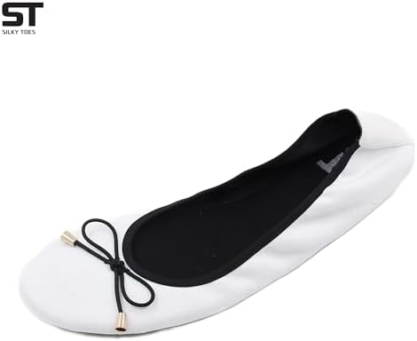 Velvet Foldable Flats for Women, Portable Ballet Shoes for Travel & Events - Image 3