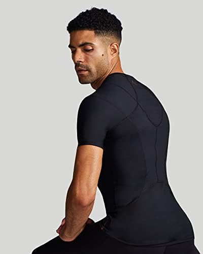 Tommie Copper Shoulder Support Shirt for Men, Posture Corrector Compression Shirt with UPF 50 Sun Protection - Image 3