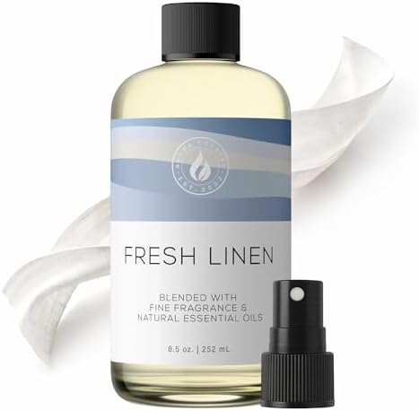 Aroma Country Fresh Linen Luxury Diffuser Oil Refill (8.5 Fl Oz) by AromaCountry