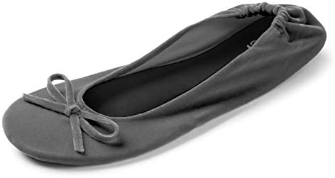 Velvet Foldable Flats for Women, Portable Ballet Shoes for Travel & Events - Image 3