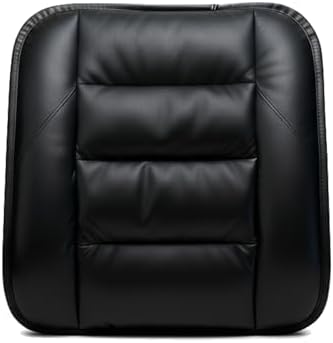 CORRIDOR Genuine Leather Seat Cushion for Car - Handmade - Relieve Hip, Pressure and Sciatica Pain - Ideal for Lower Back Pain - for Office Chair and Car Seat (Premium Black, Backrest) - Image 2