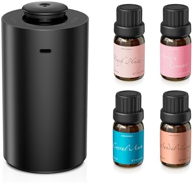 Airversa ANX Waterless Essential Oil Diffuser Starter Kit, Black by Airversa