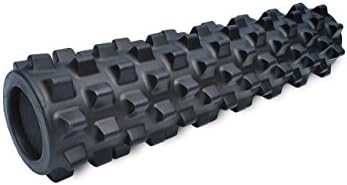RumbleRoller Extra Firm Foam Roller Deep Tissue Massage Roller for Muscle Recovery (22 Inches Midsize) by RumbleRoller
