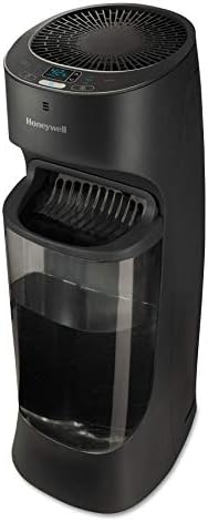 Honeywell Top Fill Tower Humidifier, Digital Humidistat, Black – Cool Mist Humidifiers for Bedroom, Home or Office with Space-Saving Tower Design by HoneywellAirComfort