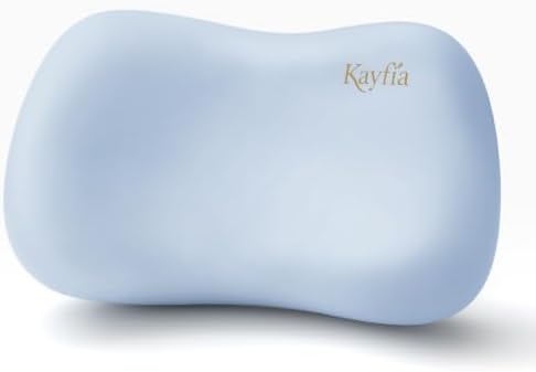 Kayfia Cervical Neck Pillow Side Sleeper Pillow for Neck Pain Relief, Bule by Kayfia