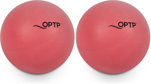 OPTP Super Pinky Ball – Moderately Firm Density Deep Tissue Massage Ball for Back Pain, Shoulder Tension Relief, Sore Muscles, Plantar Fasciitis and More (Pack of 2) by OPTP
