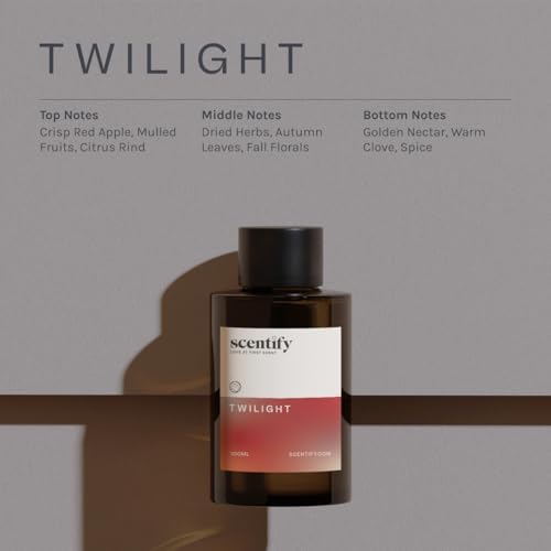 Scentify Holiday Twilight Aroma Oil Christmas Refill Scent for Oil Diffusers - Apple, Spice, Clove, Citrus - Luxurious Relaxing Aromatherapy Fragrance 100ml, 3.38oz - Image 3