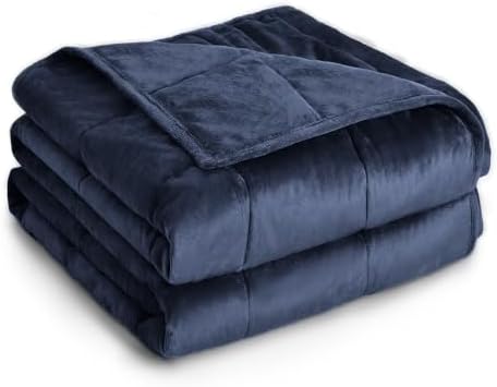 Topblan Weighted Blanket Queen Size 20lbs, 60 x 80 for Adults by Topblan