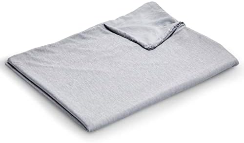 EXQ Home Weighted Blanket Cover 60x80 -Queen Size Premium Soft for Weighted Blanket with Zipper,Machine Washable Duvet Cover (Grey,Duvet Cover Only) by EXQHomeTexitleCoLtd