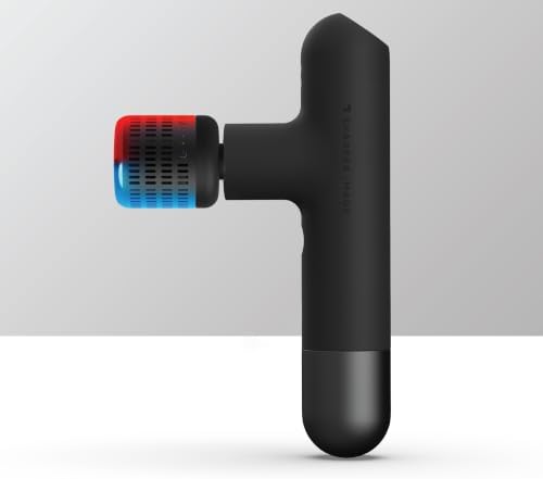 Sharper Image PowerBoost Reach Massage Gun| Guided Massage Program| iOS Android Apple Watch App| Hot + Cold Therapy| Touchscreen| Extension Handle| Deep Tissue Percussion Massager| Gifts for Men Women - Image 2
