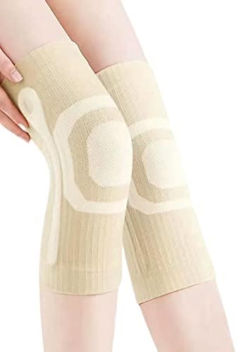 JUMISEE (One Pair Cotton Knee Sleeves for Knee Support, Circulation Improvement & Pain Relief Compression Knee Brace - Image 2
