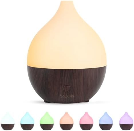 SALKING Essential Oil Diffuser for Home, 100ml Ultrasonic Diffusers, Dark by SALKING