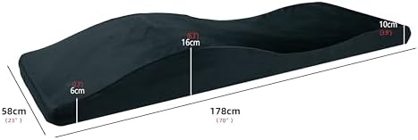 Lash Bed Topper,Curvy Massage Table Cushion with Removable Cover,Ergonomic Design for Beauty Salon - Image 2
