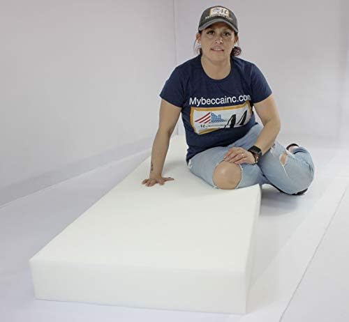 Mybecca 1/2" X 24" X 72" Regular Density Urethane Upholstery Foam (Upholstery Sheet, Foam Padding) - Image 7